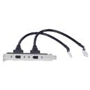 594F2012900E - 2 Ports of IEEE1394a Cables with Bracket